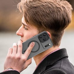 magsafe frosted translucent iphone case shockproof slim protective cover