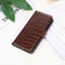 Crocodile Cowhide Leather Wallet Case with Stand for iPhone RFID Protection