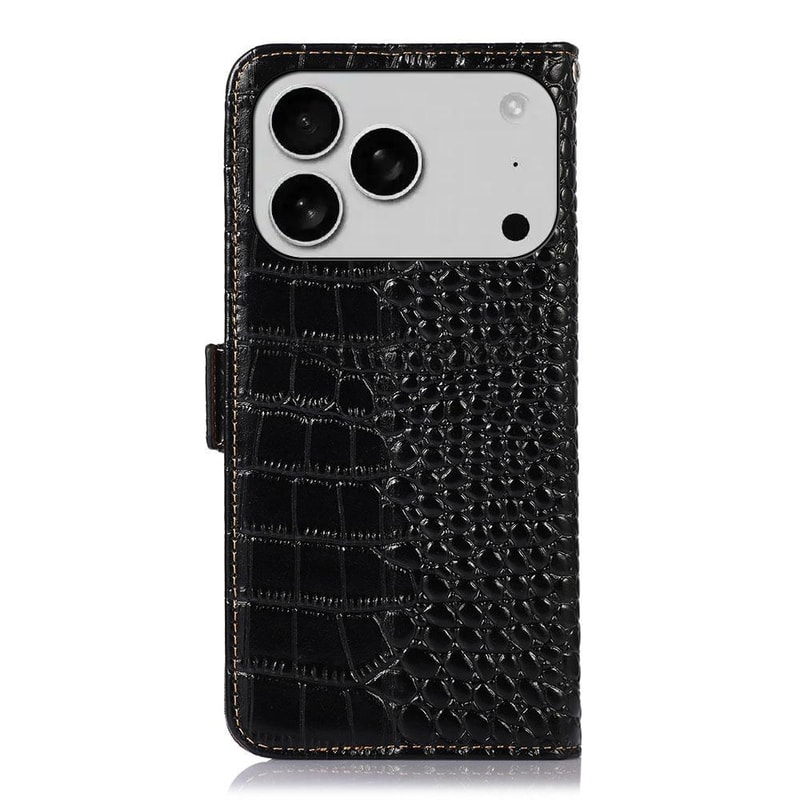 Luxury Crocodile Leather Wallet Case For IPhone 0