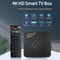 D9 Pro 4K Android TV Box Dual WiFi Streaming Media Player with Bluetooth & Screen Mirroring