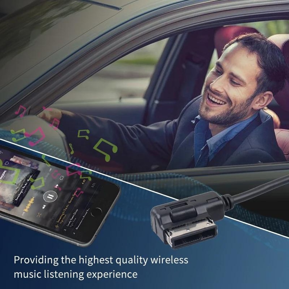 Audi MMI Bluetooth Audio Cable Wireless Music Adapter Harness For Audi VW Skoda 2