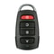 Universal 433MHz Garage Door Remote Cloner 4-Button Wireless Key Fob
