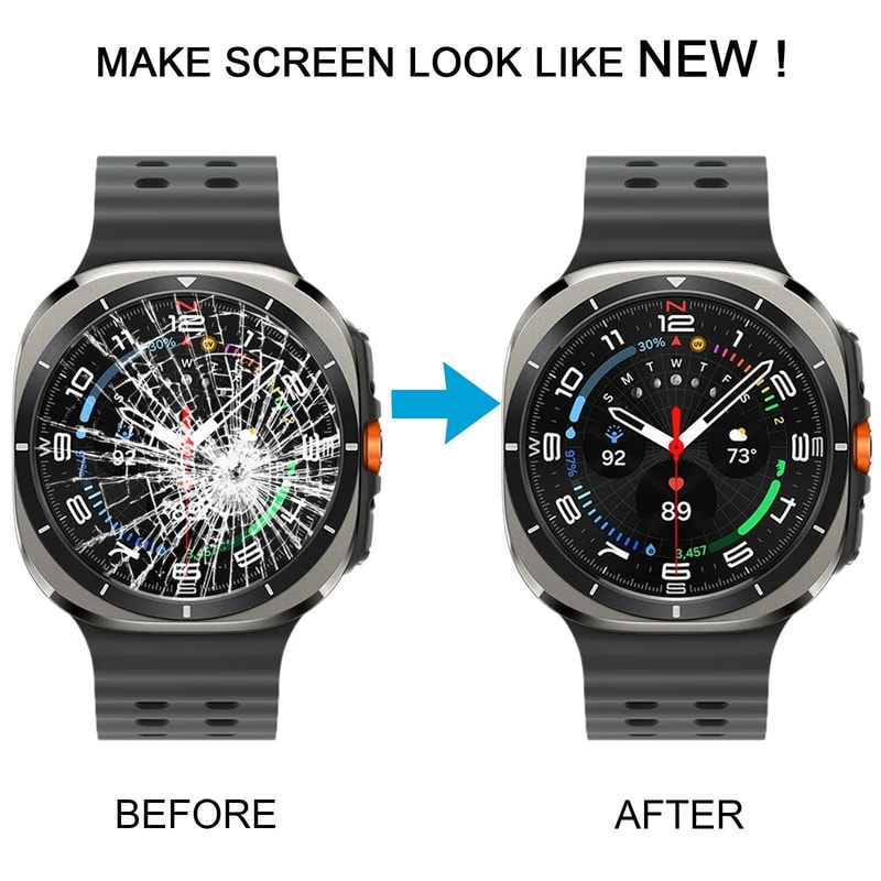 Samsung Galaxy Watch Ultra Front Screen Glass Lens Watch Glass Lens Replacement 4