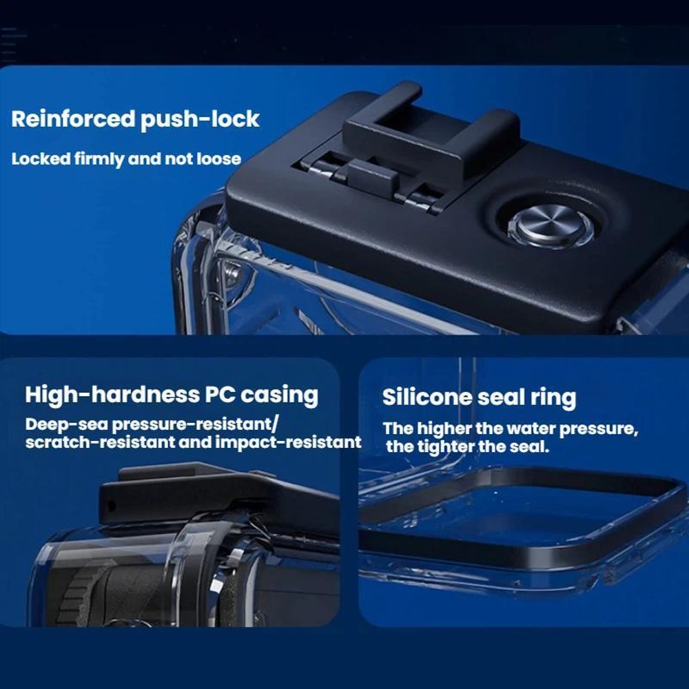 Osmo Action Aluminum Alloy Protective Cage Frame With Silicone Lens Cap 9