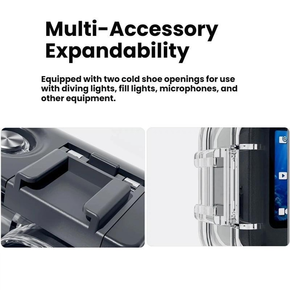 Osmo Action Aluminum Alloy Protective Cage Frame With Silicone Lens Cap 7