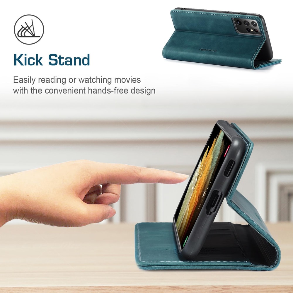 Premium Samsung Galaxy Flip Leather Case With Card Slot Stand 8