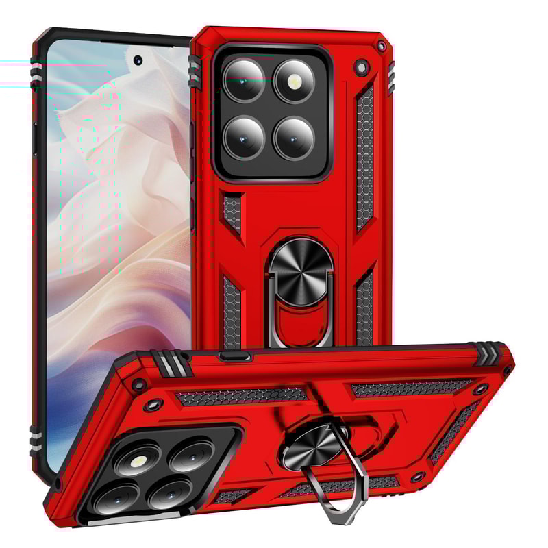 Motorola Edge 5G Shockproof Phone Case With Ring Holder Protective Cover 0