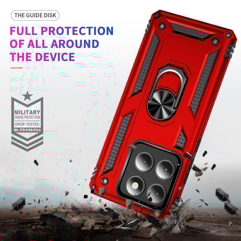 Motorola Edge 5G Shockproof Phone Case With Ring Holder Protective Cover 5