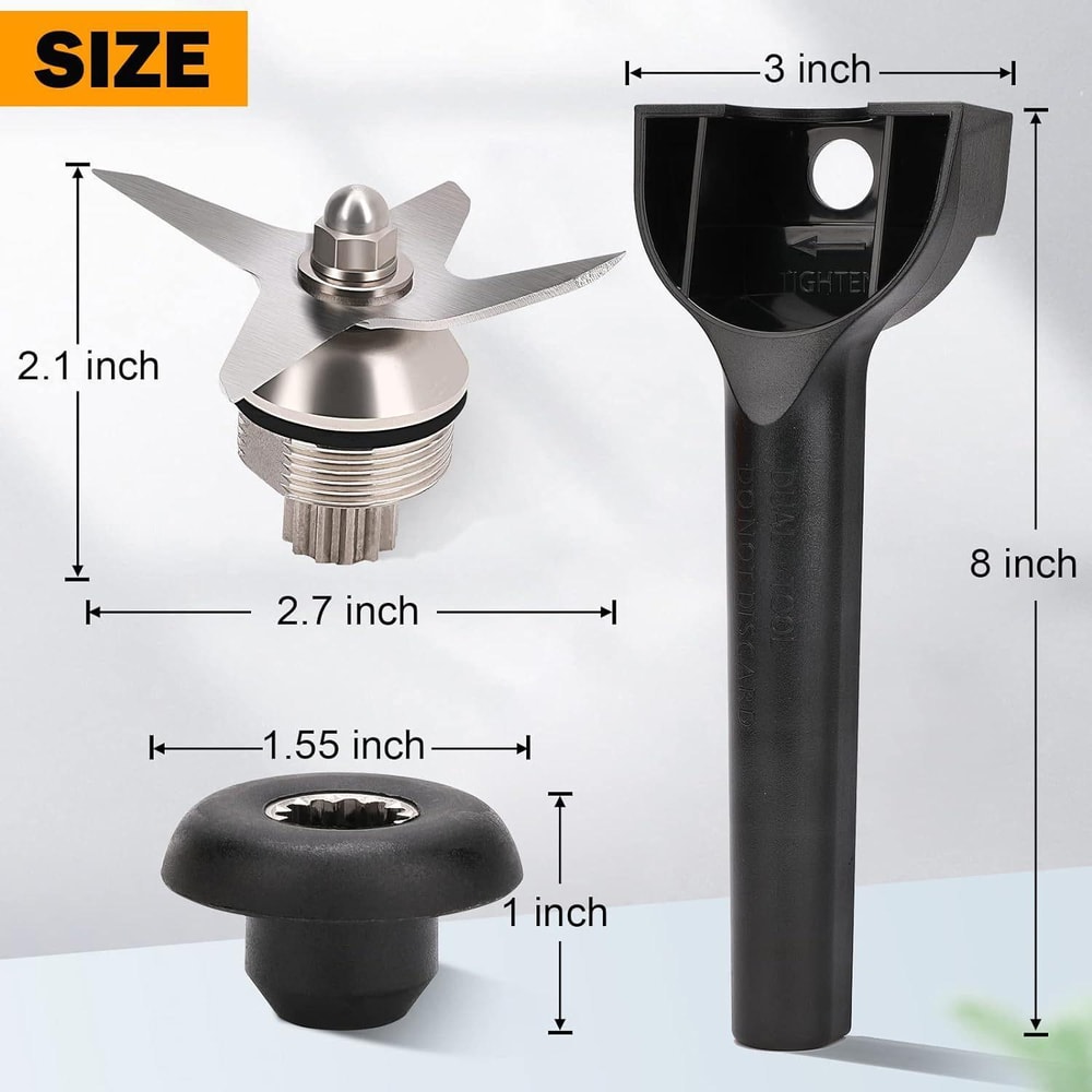 Vitamix 5200 Blade Replacement Kit Stainless Steel Ice Crusher Assembly 5