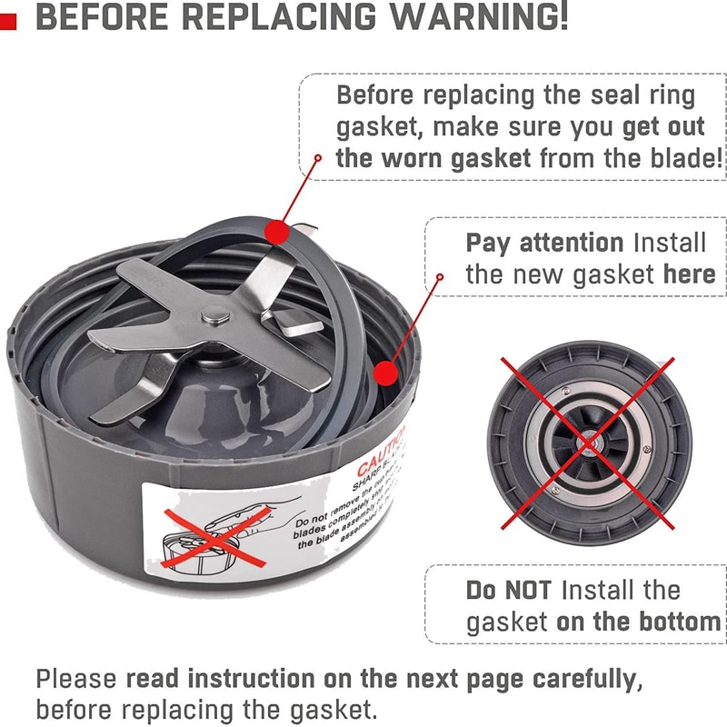 Premium Replacement Blender Gasket Seal Ring Silicone O Ring Seals For Nutribullet 3