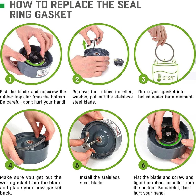 Premium Replacement Blender Gasket Seal Ring Silicone O Ring Seals For Nutribullet 4
