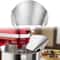 Premium Stainless Steel Mixer Bowl Pour Guard Mess Free Stand Mixer Pouring Shield Attachment 0