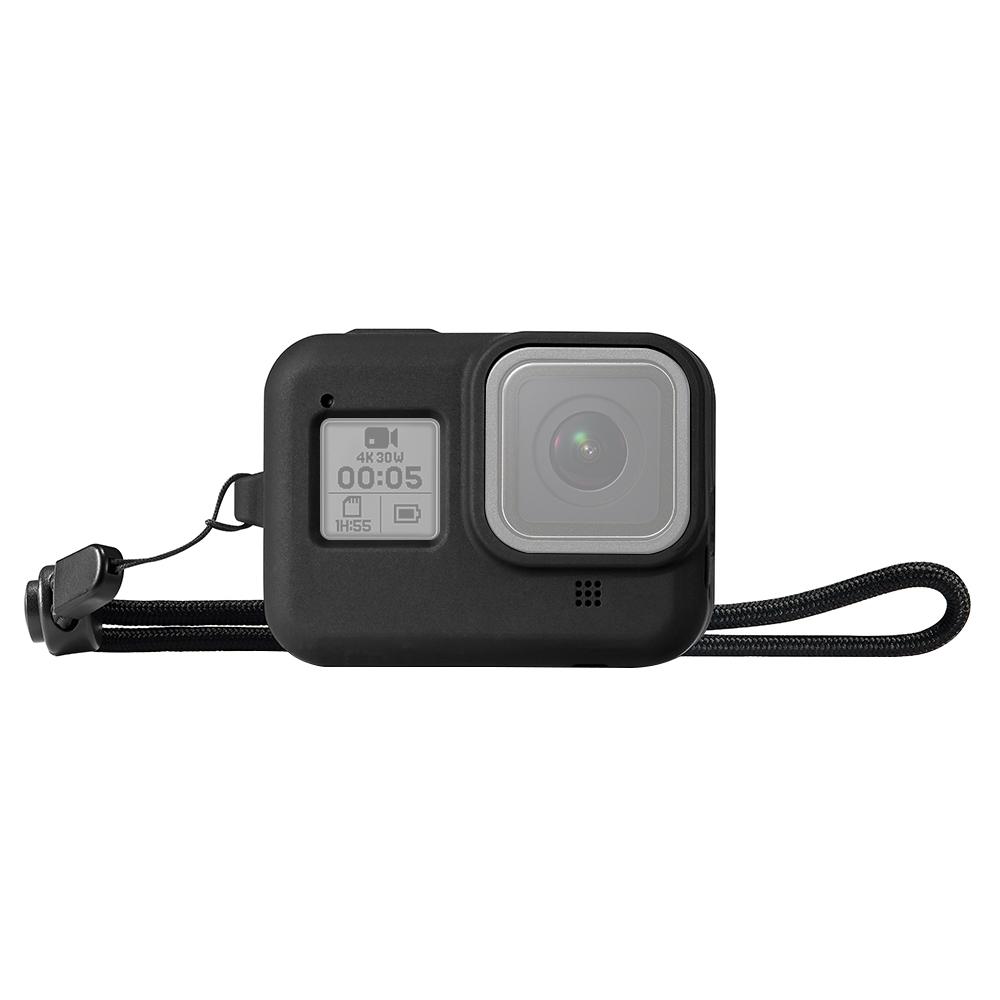 GoPro HERO Black Silicone Protective Case With Lens Cover And Wrist Strap 7