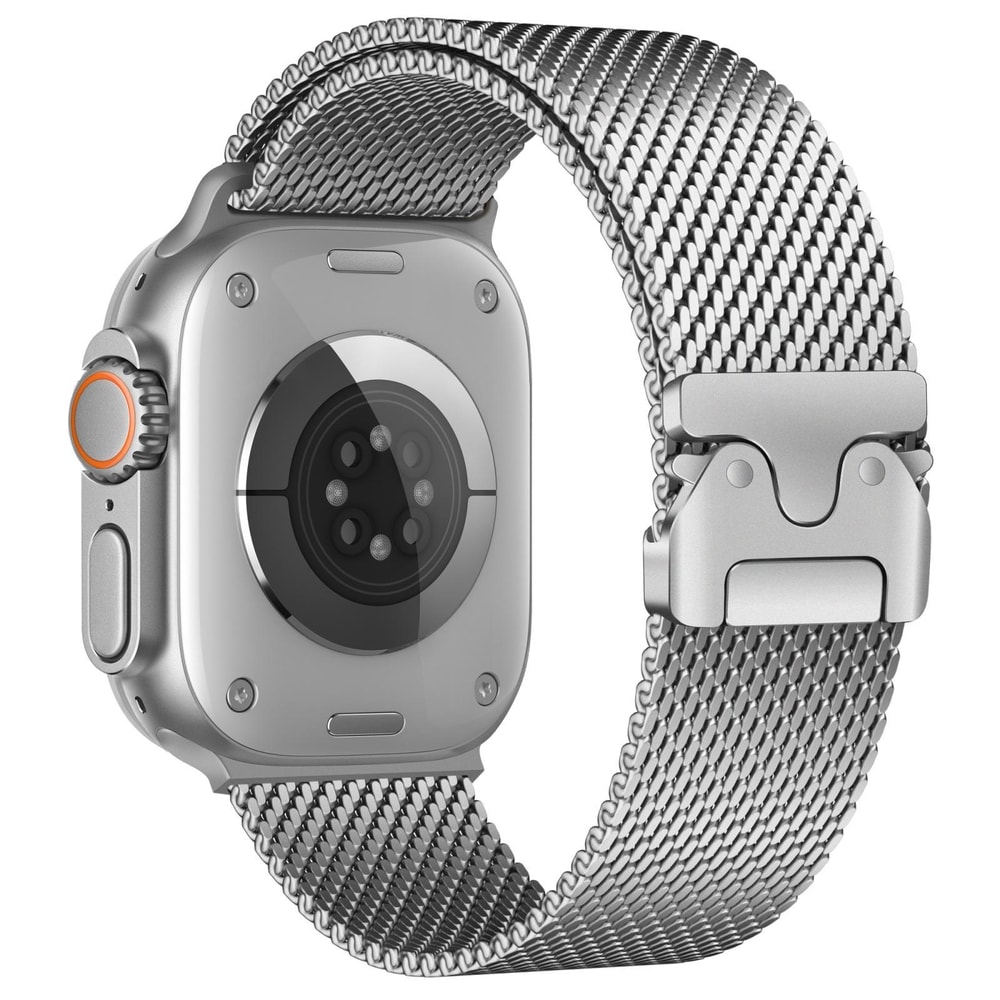 Magnetic Milanese Loop Stainless Steel Apple Watch Band Adjustable Mesh Strap 10