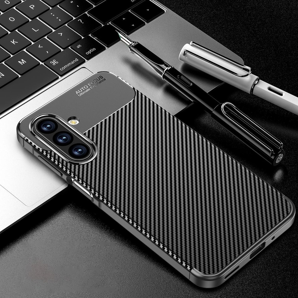 Samsung Galaxy carbon fiber phone case, Shockproof Slim TPU Protective Cover