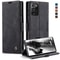 CaseMe Leather Wallet Case for Samsung Galaxy, Flip Stand Phone Case with Card Holder