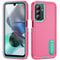 Rugged Shockproof Phone Case with Built-In Stand Hybrid Silicone Armor Cover