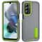 Rugged Shockproof Phone Case with Built-In Stand Hybrid Silicone Armor Cover