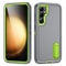 Rugged Shockproof Phone Case with Built-In Stand Hybrid Silicone Armor Cover