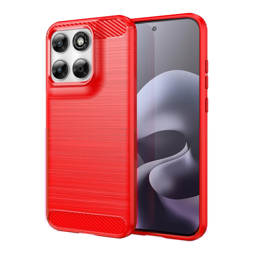 Carbon Fiber Brushed TPU Case for Motorola Moto Shockproof Slim Protective Phone Cover