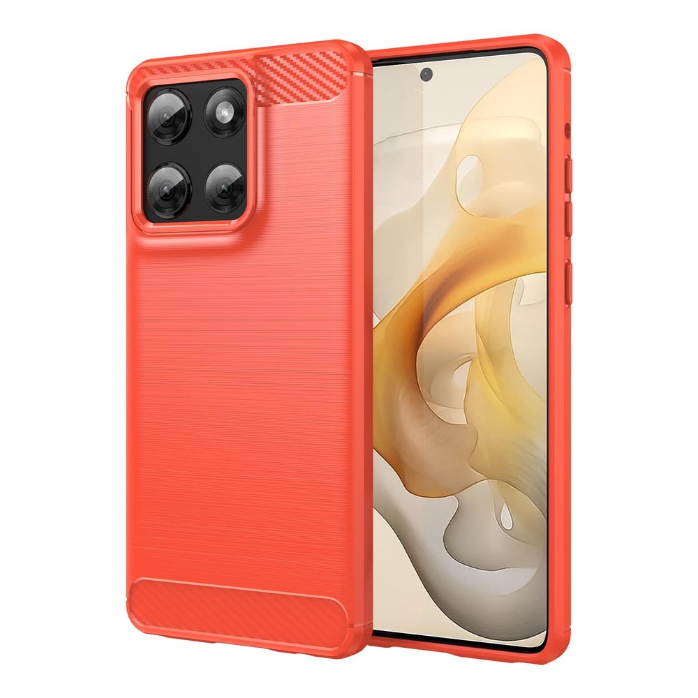 Carbon Fiber Brushed TPU Case for Motorola Moto Shockproof Slim Protective Phone Cover