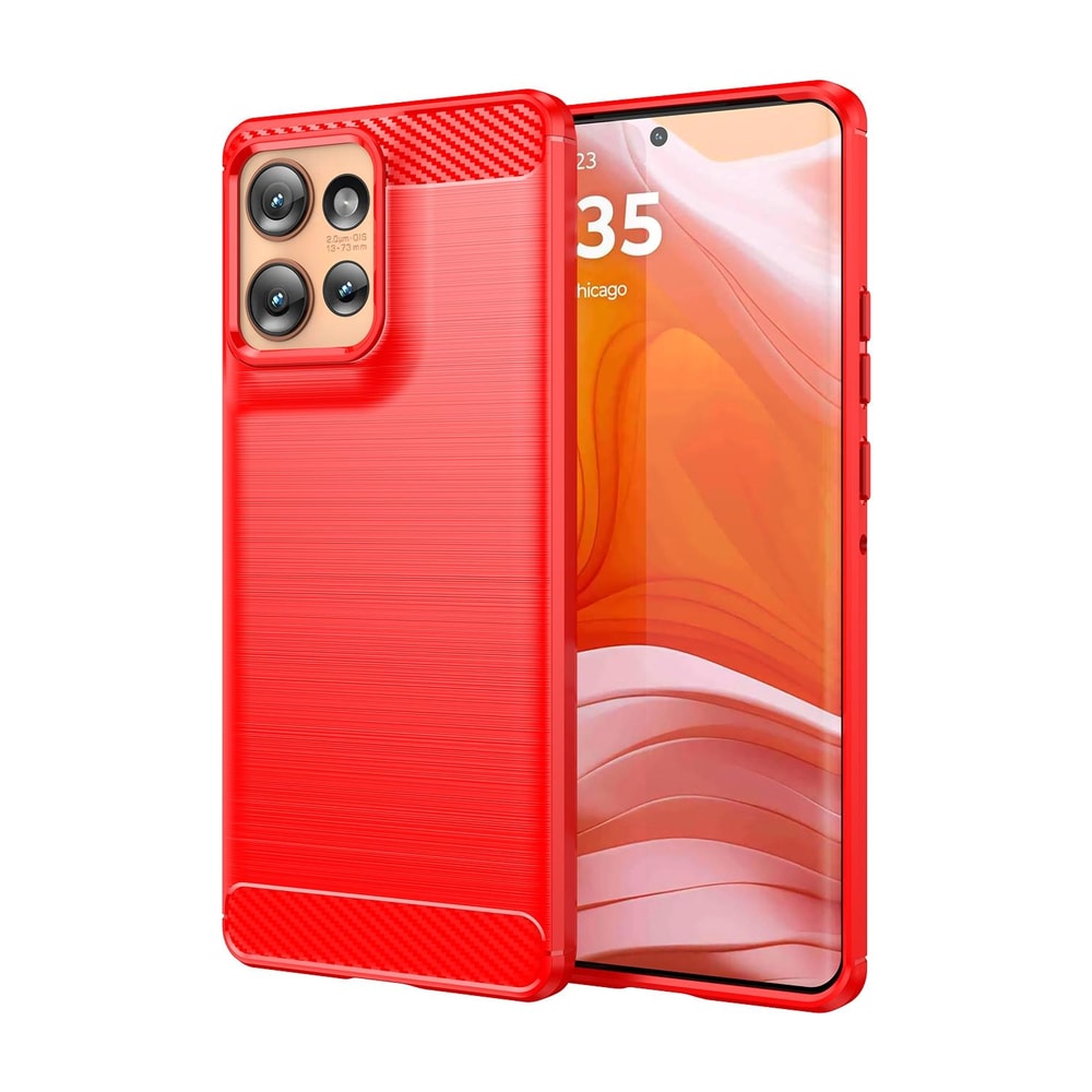 Carbon Fiber Brushed TPU Case for Motorola Moto Shockproof Slim Protective Phone Cover