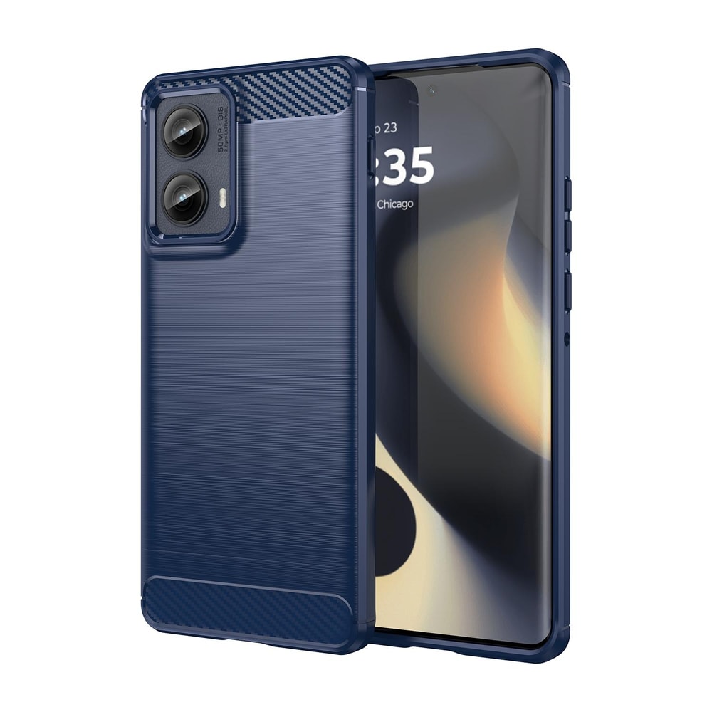 Carbon Fiber Brushed TPU Case for Motorola Moto Shockproof Slim Protective Phone Cover