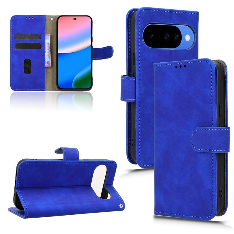 Magnetic Flip Leather Wallet Case for Google Pixel Skin Feel Shockproof Cover