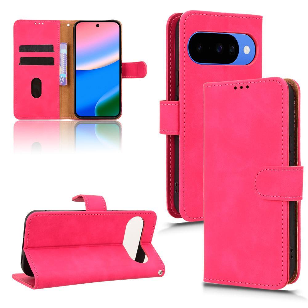 Magnetic Flip Leather Wallet Case for Google Pixel Skin Feel Shockproof Cover