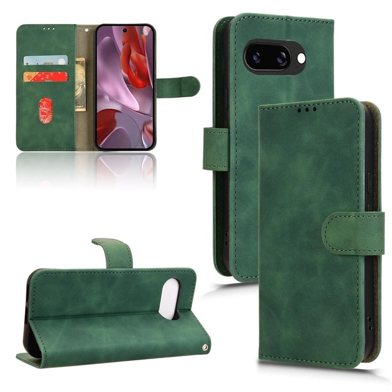 Magnetic Flip Leather Wallet Case for Google Pixel Skin Feel Shockproof Cover