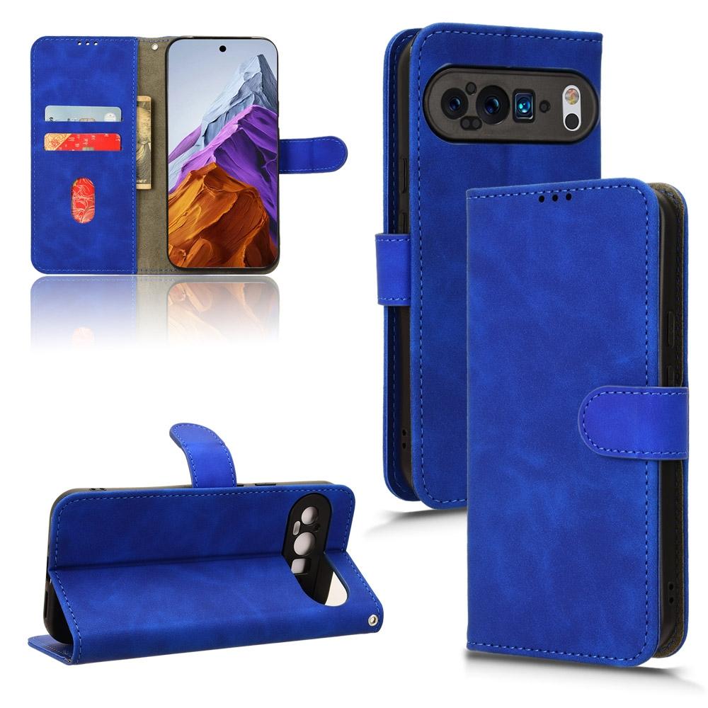 Magnetic Flip Leather Wallet Case for Google Pixel Skin Feel Shockproof Cover