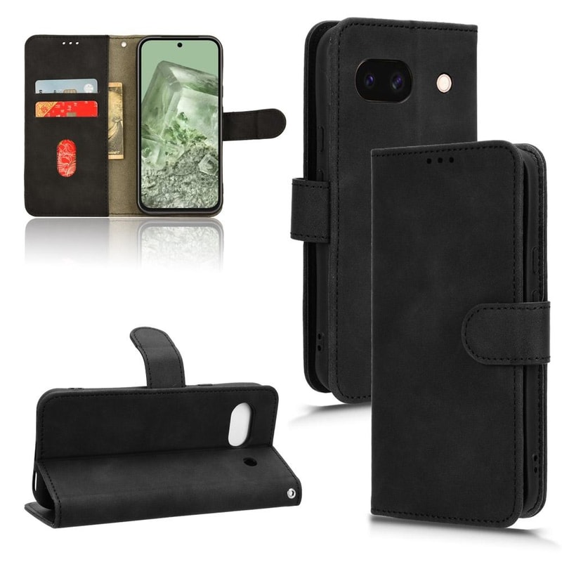 Magnetic Flip Leather Wallet Case for Google Pixel Skin Feel Shockproof Cover