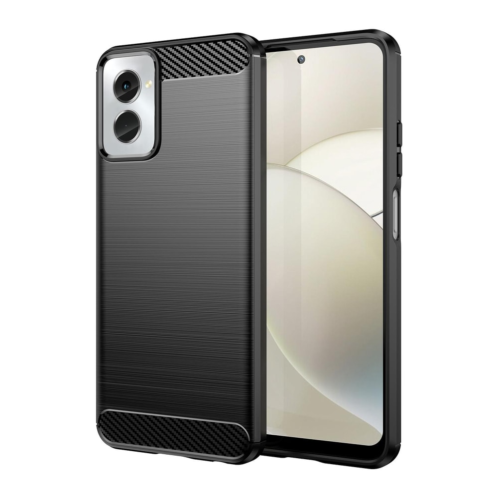 Motorola Moto G Power carbon fiber phone case slim shockproof TPU case with brushed grip design