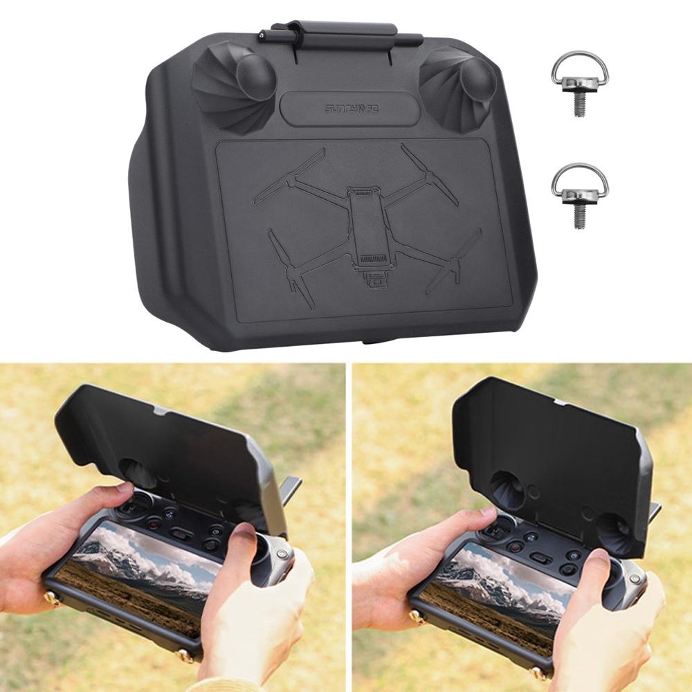 DJI RC Plus 2 Sunshade Cover with Screen Protection Foldable Anti-Glare Remote Shield