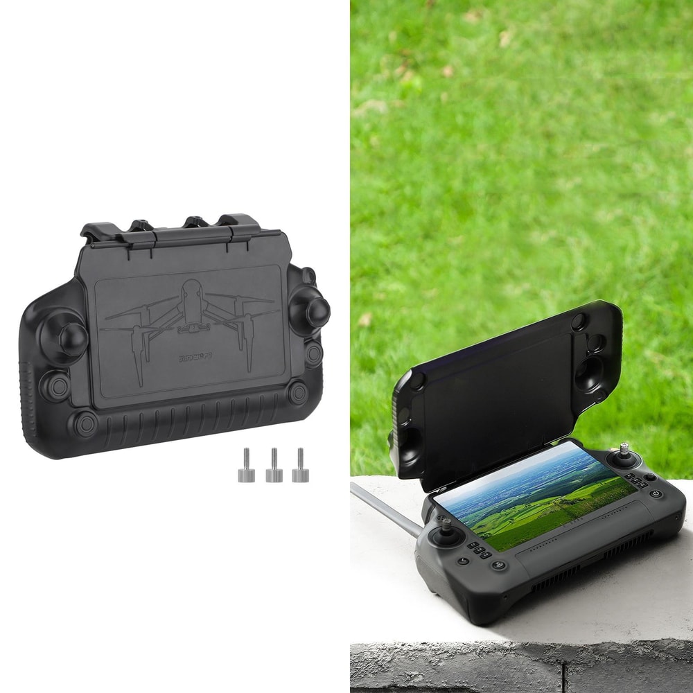 DJI RC Plus 2 Sunshade Cover with Screen Protection Foldable Anti-Glare Remote Shield