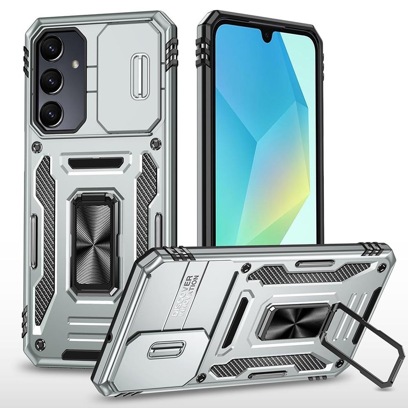 Samsung Galaxy Case Shockproof Phone Case Camera Protection Case Magnetic Ring Holder Case Rugged A 12