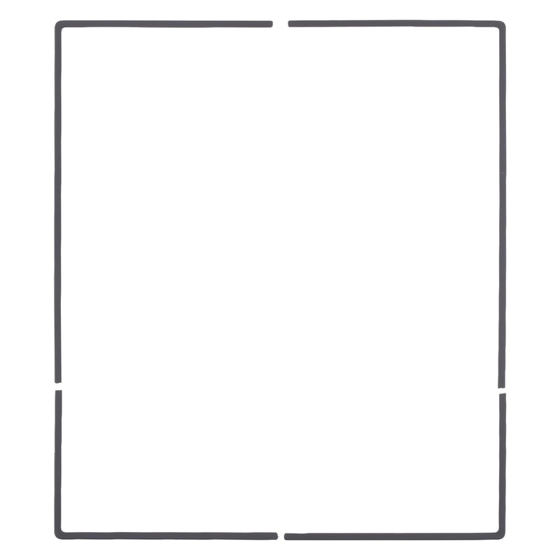 Samsung Galaxy Z Flip Fold Front LCD Bezel Frame Replacement Precision Fit Repair Part