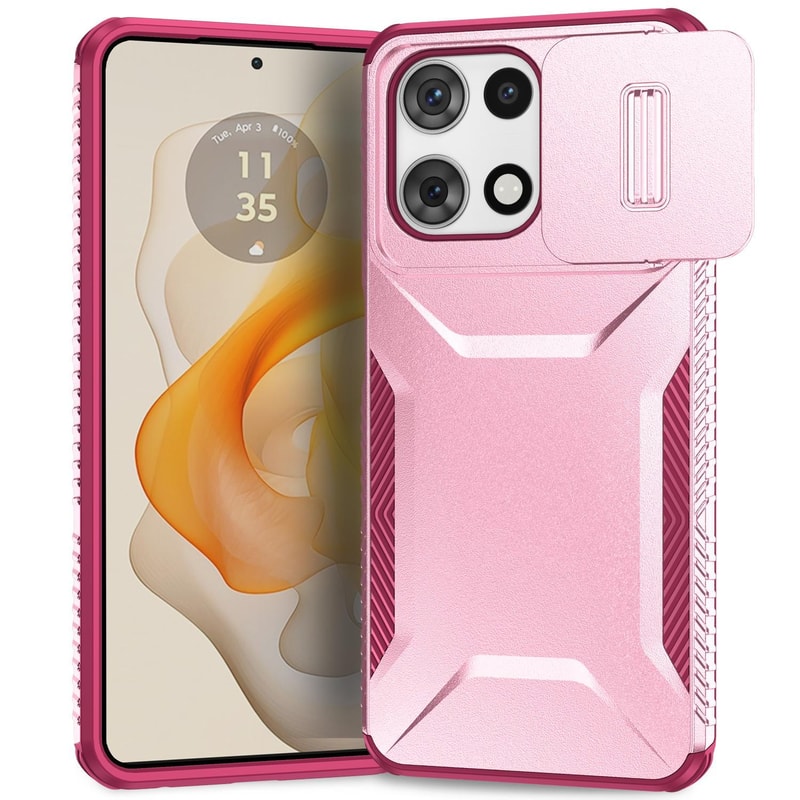 Sliding Camshield Shockproof Phone Case For Motorola Moto G Stylus With Camera Cover Protection 33