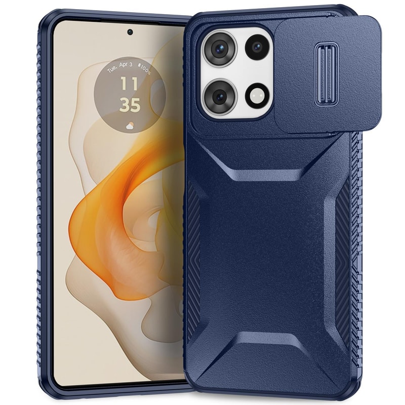 Sliding Camshield Shockproof Phone Case For Motorola Moto G Stylus With Camera Cover Protection 35