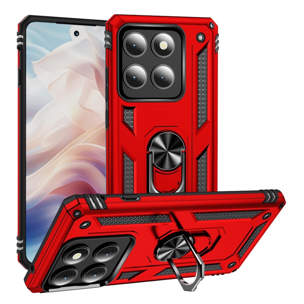 Motorola Edge Shockproof TPU PC Case With Ring Holder Kickstand Protective Cover 2