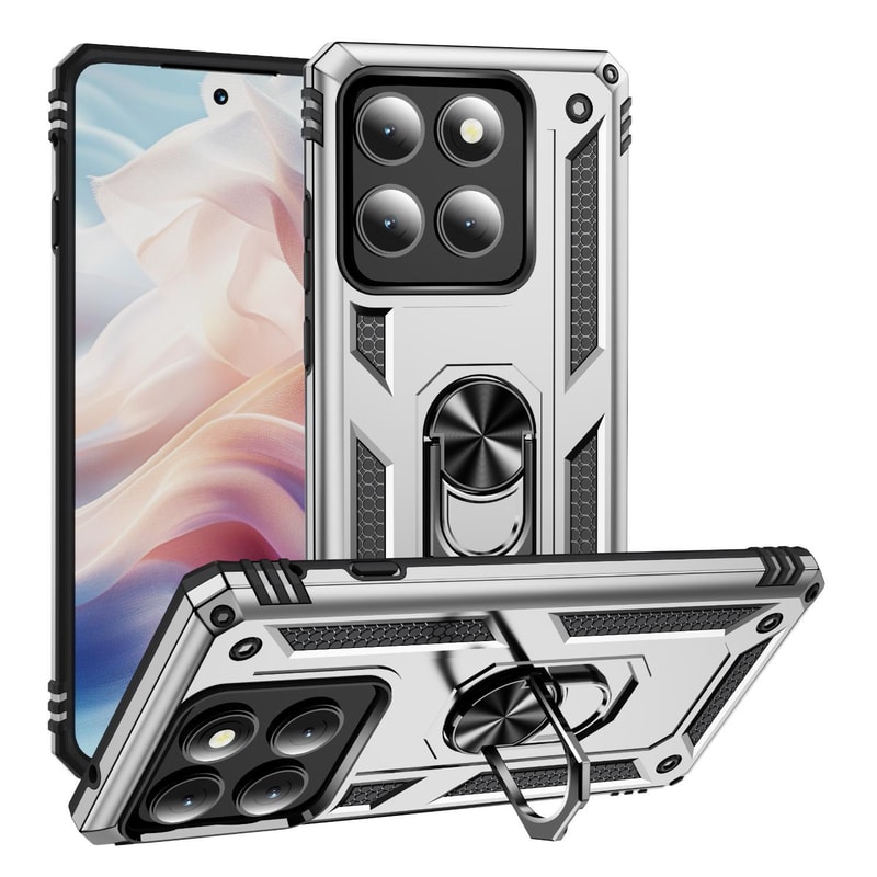 Motorola Edge Shockproof TPU PC Case With Ring Holder Kickstand Protective Cover 13