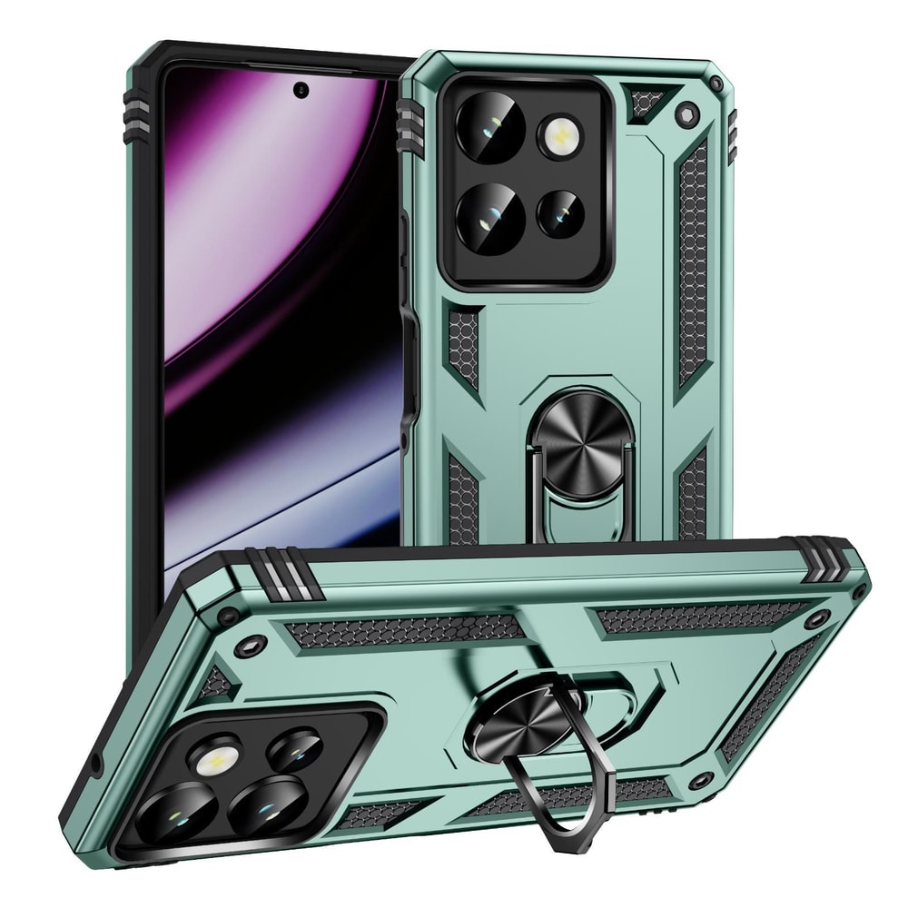 Motorola Edge Shockproof TPU PC Case With Ring Holder Kickstand Protective Cover 25