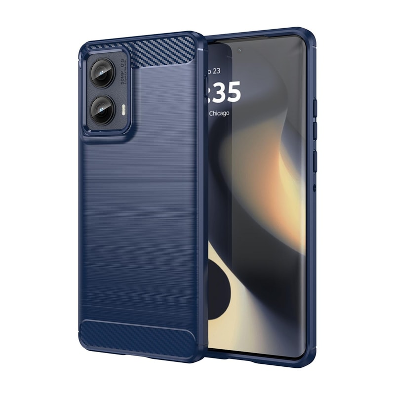 Motorola Edge Carbon Fiber TPU Case Slim Shockproof Protective Cover 102
