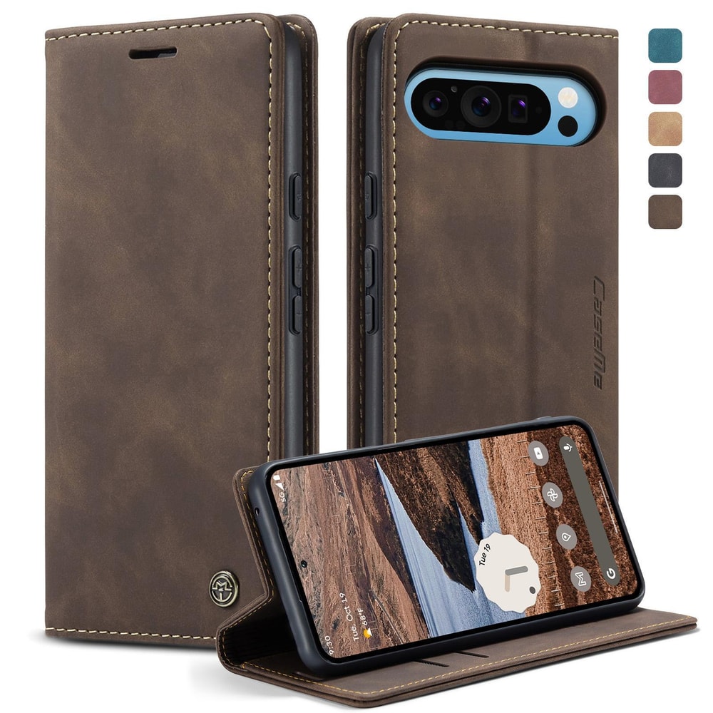 Google Pixel Wallet Flip Case Leather Stand Cover With Card Slots 7