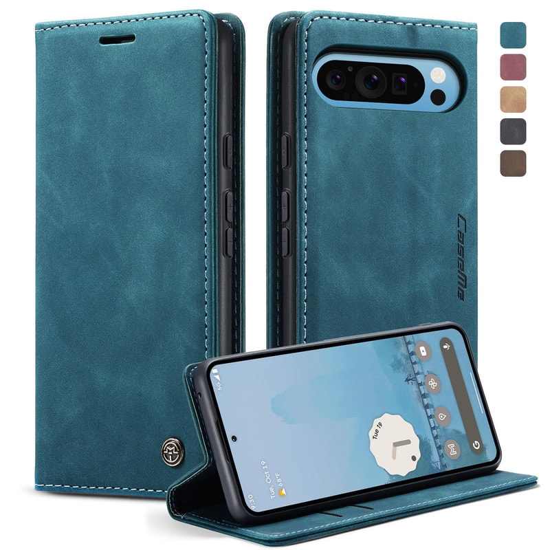 Google Pixel Wallet Flip Case Leather Stand Cover With Card Slots 8