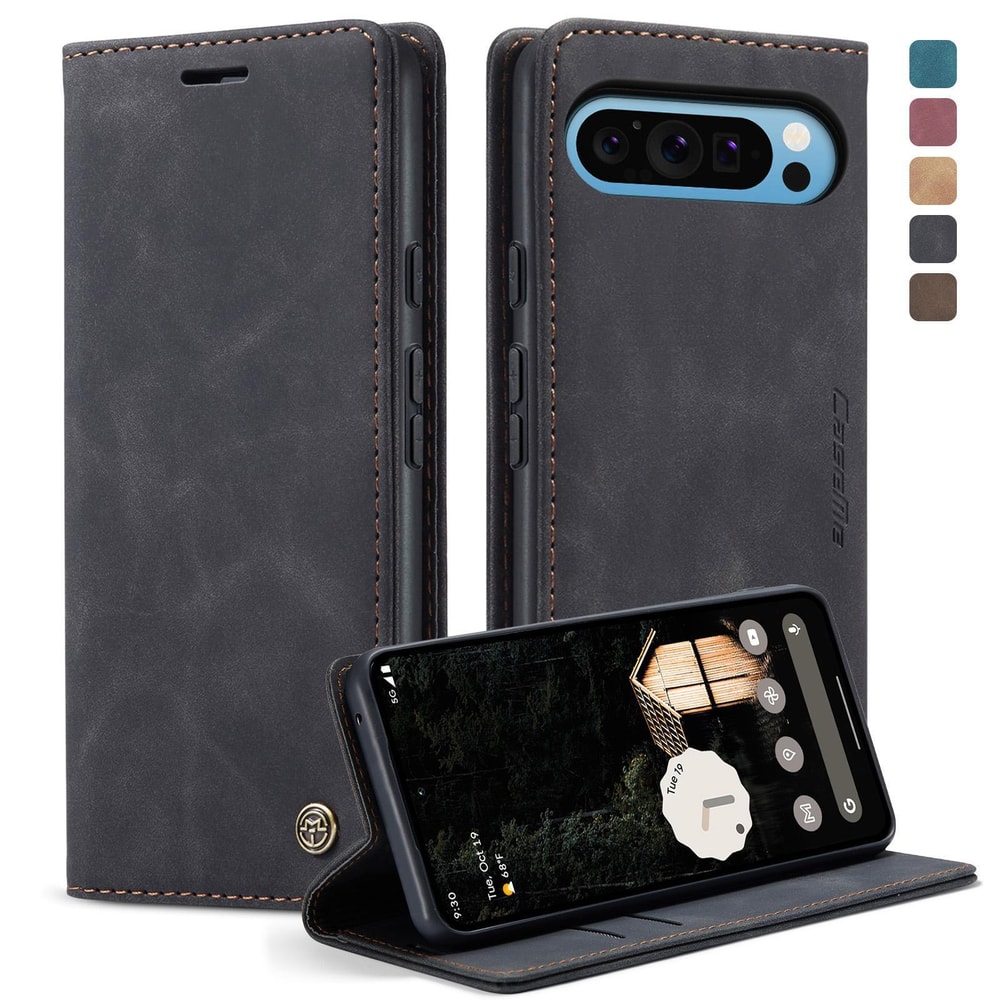 Google Pixel Wallet Flip Case Leather Stand Cover With Card Slots 10