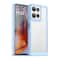 Motorola Edge 2024 protective phone case with Clear Acrylic Back & Shockproof TPU Bumper