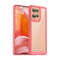 Motorola Edge 2024 protective phone case with Clear Acrylic Back & Shockproof TPU Bumper