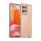 Motorola Edge 2024 protective phone case with Clear Acrylic Back & Shockproof TPU Bumper