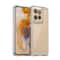 Motorola Edge 2024 protective phone case with Clear Acrylic Back & Shockproof TPU Bumper